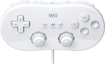 Nintendo Wii Classic Controller White Nintendo Wii Classic Controller White