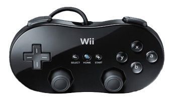 Wii Classic Controller Pro - Black - Nintendo Wii Standard Edition