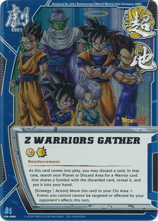 Z Warriors Gather PR 002 Foil Promo Z Warriors Gather PR 002 Foil Promo