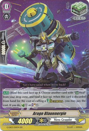 Arago Blauenergie G EB03 014EN Double Rare RR G Extra Booster 3 The Galaxy Star Gate Singles Arago Blauenergie G EB03 014EN Double Rare RR G Extra Booster 3 The Galaxy Star Gate Singles
