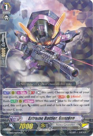 Extreme Battler Gunzdon G EB03 027EN Rare R G Extra Booster 3 The Galaxy Star Gate Singles Extreme Battler Gunzdon G EB03 027EN Rare R G Extra Booster 3 The Galaxy Star Gate Singles