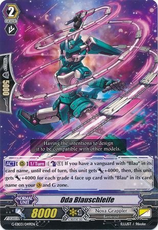 Oda Blauschleife G EB03 049EN Common C G Extra Booster 3 The Galaxy Star Gate Singles Oda Blauschleife G EB03 049EN Common C G Extra Booster 3 The Galaxy Star Gate Singles