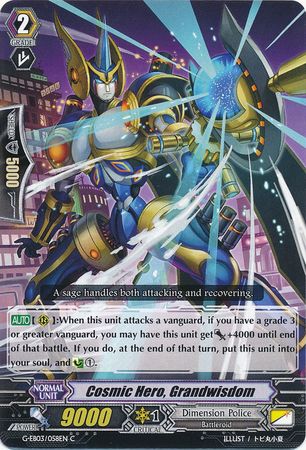 Cosmic Hero Grandwisdom G EB03 058EN Common C Cosmic Hero Grandwisdom G EB03 058EN Common C
