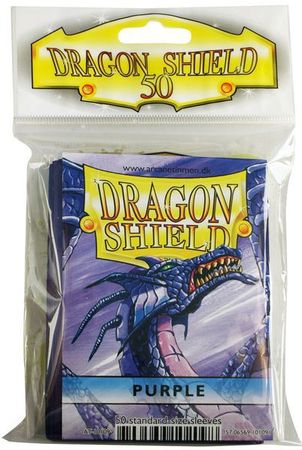 Dragon Shield Purple 50ct Standard size Sleeves AT 10109 Sleeves Dragon Shield Purple 50ct Standard size Sleeves AT 10109 Sleeves