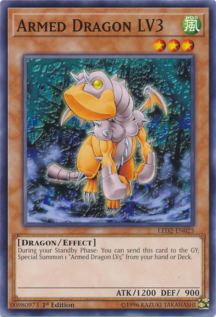 Armed Dragon LV3 LED2 EN025 Common 1st Edition Legendary Duelists Ancient Millennium Singles Armed Dragon LV3 LED2 EN025 Common 1st Edition Legendary Duelists Ancient Millennium Singles