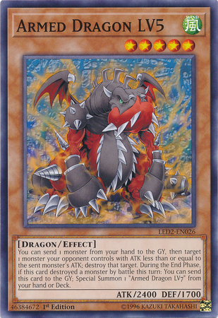 Armed Dragon LV5 LED2 EN026 Common 1st Edition Armed Dragon LV5 LED2 EN026 Common 1st Edition