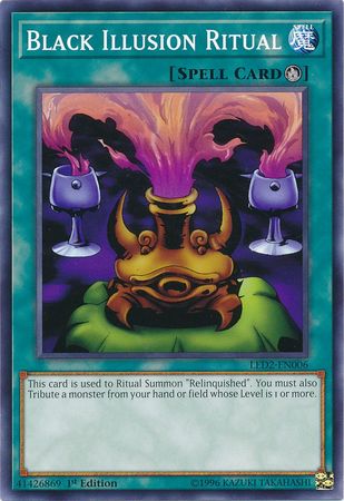 Black Illusion Ritual LED2 EN006 Common 1st Edition Legendary Duelists Ancient Millennium Singles Black Illusion Ritual LED2 EN006 Common 1st Edition Legendary Duelists Ancient Millennium Singles