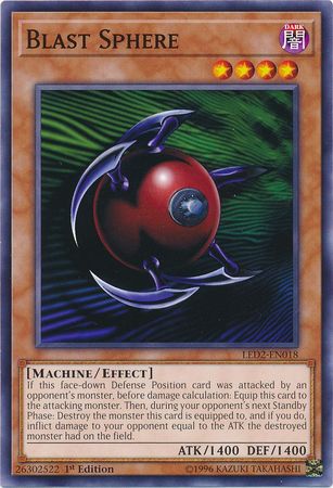 Blast Sphere LED2 EN018 Common 1st Edition Legendary Duelists Ancient Millennium Singles Blast Sphere LED2 EN018 Common 1st Edition Legendary Duelists Ancient Millennium Singles