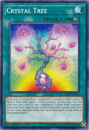 Crystal Tree LED2 EN045 Common 1st Edition Legendary Duelists Ancient Millennium Singles Crystal Tree LED2 EN045 Common 1st Edition Legendary Duelists Ancient Millennium Singles