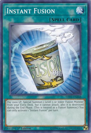 Instant Fusion LED2 EN048 Common 1st Edition Legendary Duelists Ancient Millennium Singles Instant Fusion LED2 EN048 Common 1st Edition Legendary Duelists Ancient Millennium Singles