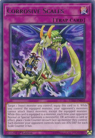 Corrosive Scales LED2 EN010 Rare 1st Edition Legendary Duelists Ancient Millennium Singles Corrosive Scales LED2 EN010 Rare 1st Edition Legendary Duelists Ancient Millennium Singles