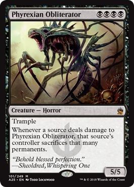 Phyrexian Obliterator 101 249 Masters 25 Singles Phyrexian Obliterator 101 249 Masters 25 Singles