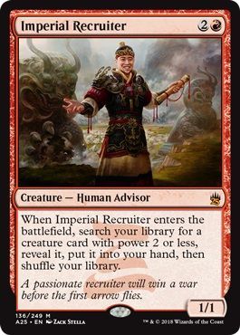 Imperial Recruiter 136 249 Masters 25 Singles Imperial Recruiter 136 249 Masters 25 Singles