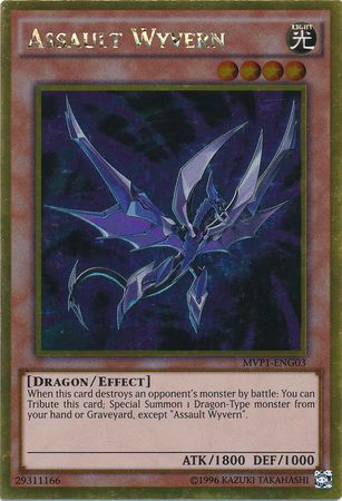 Assault Wyvern MVP1 ENG03 Gold Rare Unlimited Assault Wyvern MVP1 ENG03 Gold Rare Unlimited