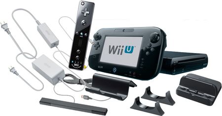 Nintendo Wii U Console (Black) (32 GB) Used