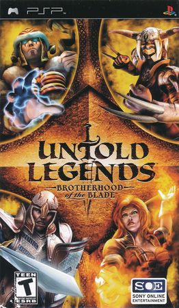 Untold Legends Brotherhood of the Blade PSP Sony PSP Untold Legends Brotherhood of the Blade PSP Sony PSP