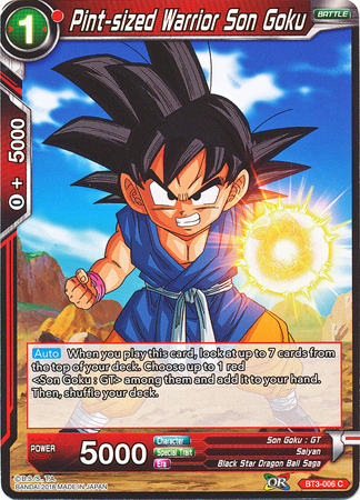 Pint-sized Warrior Son Goku - Dragonball Super TCG | TrollAndToad