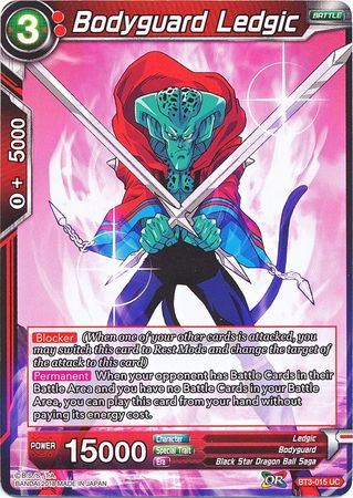 Bodyguard Ledgic BT3 015 Uncommon Bodyguard Ledgic BT3 015 Uncommon