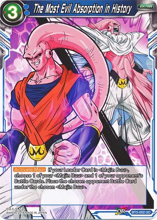 The Most Evil Absorption In History BT3 052 Uncommon Cross Worlds Non Foil Singles The Most Evil Absorption In History BT3 052 Uncommon Cross Worlds Non Foil Singles