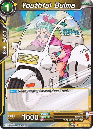 Youthful Bulma BT3 095 Common Youthful Bulma BT3 095 Common