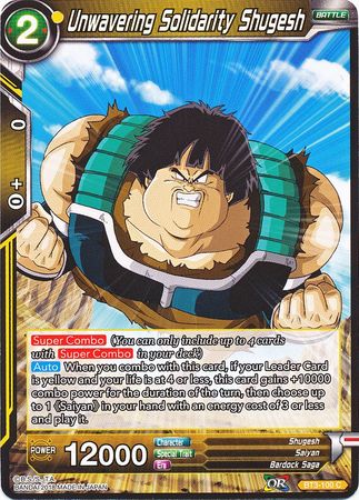 Unwavering Solidarity Shugesh BT3 100 Common Cross Worlds Non Foil Singles Unwavering Solidarity Shugesh BT3 100 Common Cross Worlds Non Foil Singles
