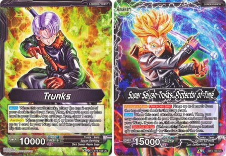 Trunks Super Saiyan Trunks Protector of Time BT3 108 Uncommon Trunks Super Saiyan Trunks Protector of Time BT3 108 Uncommon