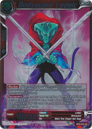 Bodyguard Ledgic BT3 015 Foil Uncommon Bodyguard Ledgic BT3 015 Foil Uncommon