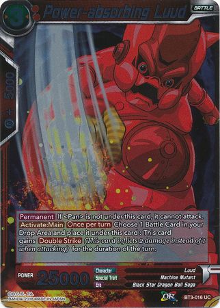 Power Absorbing Luud BT3 016 Foil Uncommon Power Absorbing Luud BT3 016 Foil Uncommon