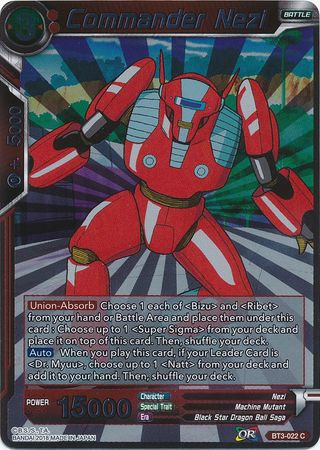 Commander Nezi BT3 022 Foil Common Commander Nezi BT3 022 Foil Common