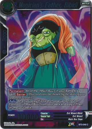 Magician s Father Bibidi BT3 046 Foil Common Magician s Father Bibidi BT3 046 Foil Common