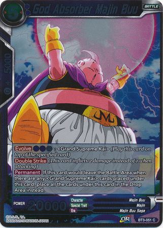 God Absorber Majin Buu BT3 051 Foil Common Cross Worlds Foil Singles God Absorber Majin Buu BT3 051 Foil Common Cross Worlds Foil Singles