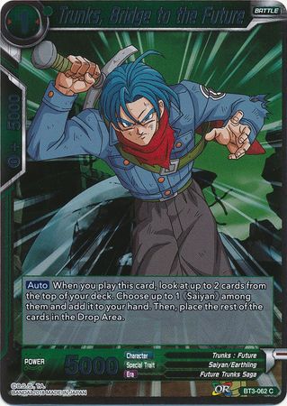 Trunks Bridge to the Future BT3 062 Foil Common Trunks Bridge to the Future BT3 062 Foil Common