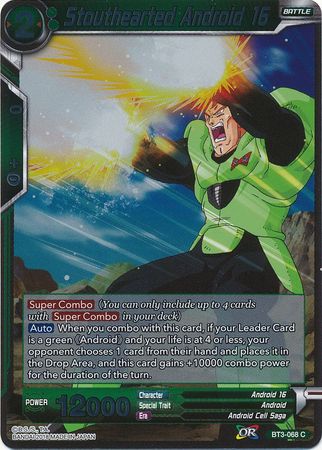 Stouthearted Android 16 BT3 068 Foil Common Stouthearted Android 16 BT3 068 Foil Common