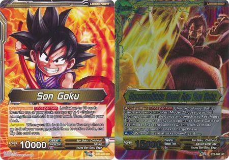 Son Goku Uncontrollable Great Ape Son Goku BT3 083 Foil Uncommon Son Goku Uncontrollable Great Ape Son Goku BT3 083 Foil Uncommon