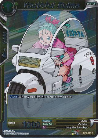 Youthful Bulma BT3 095 Foil Common Youthful Bulma BT3 095 Foil Common
