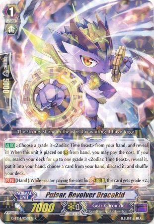 Pulsar Revolver Dracokid G BT14 050EN Rare R G Booster Set 14 Divine Dragon Apocrypha Singles Pulsar Revolver Dracokid G BT14 050EN Rare R G Booster Set 14 Divine Dragon Apocrypha Singles