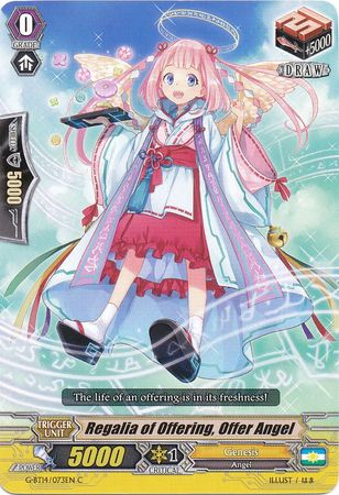 Regalia of Offering Offer Angel G BT14 073EN Common C Regalia of Offering Offer Angel G BT14 073EN Common C