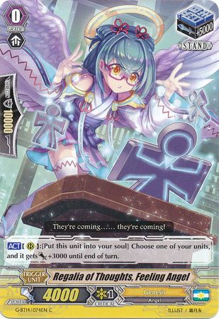 Regalia of Thoughts Feeling Angel G BT14 074EN Common C Regalia of Thoughts Feeling Angel G BT14 074EN Common C