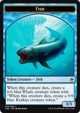 Fish Token 005 A25 Masters 25 Singles Fish Token 005 A25 Masters 25 Singles