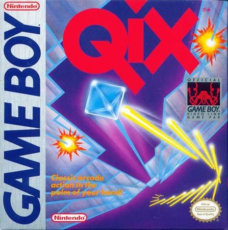 Qix Game Boy Nintendo Game Boy Qix Game Boy Nintendo Game Boy