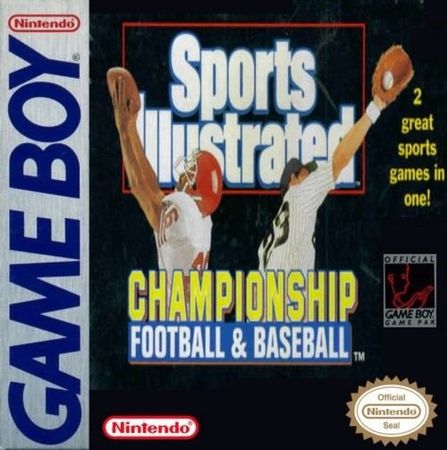 Sports Illustrated Championship Football Baseball Game Boy Nintendo Game Boy Sports Illustrated Championship Football Baseball Game Boy Nintendo Game Boy