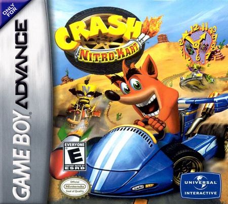 Crash Nitro Kart Game Boy Advance Nintendo Game Boy Advance GBA Crash Nitro Kart Game Boy Advance Nintendo Game Boy Advance GBA