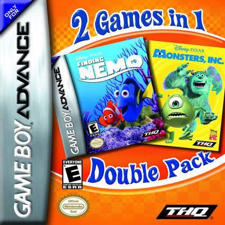 Finding Nemo and Monsters Inc Bundle Game Boy Advance Nintendo Game Boy Advance GBA Finding Nemo and Monsters Inc Bundle Game Boy Advance Nintendo Game Boy Advance GBA