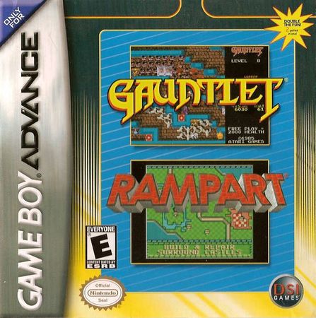 Gauntlet and Rampart Game Boy Advance Nintendo Game Boy Advance GBA Gauntlet and Rampart Game Boy Advance Nintendo Game Boy Advance GBA