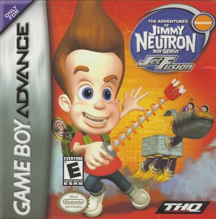Jimmy Neutron Jet Fusion Game Boy Advance Nintendo Game Boy Advance GBA Jimmy Neutron Jet Fusion Game Boy Advance Nintendo Game Boy Advance GBA