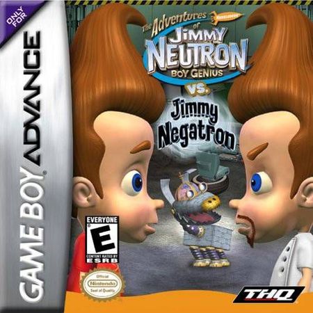 Jimmy Neutron vs Jimmy Negatron Game Boy Advance Nintendo Game Boy Advance GBA Jimmy Neutron vs Jimmy Negatron Game Boy Advance Nintendo Game Boy Advance GBA