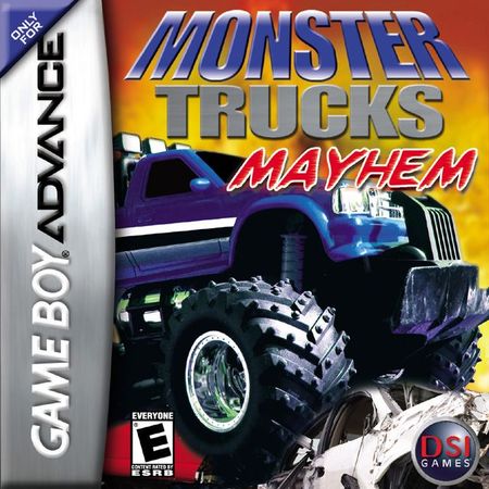 Monster Trucks Mayhem Game Boy Advance Nintendo Game Boy Advance GBA Monster Trucks Mayhem Game Boy Advance Nintendo Game Boy Advance GBA