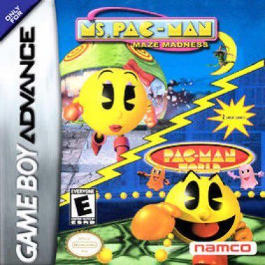 Ms Pac Man Maze Madness Pac Man World Game Boy Advance Ms Pac Man Maze Madness Pac Man World Game Boy Advance