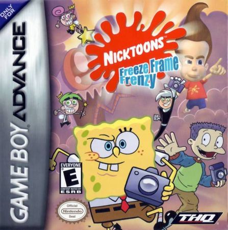 Nicktoons Freeze Frame Frenzy Game Boy Advance Nintendo Game Boy Advance GBA Nicktoons Freeze Frame Frenzy Game Boy Advance Nintendo Game Boy Advance GBA