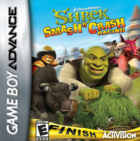 Shrek Smash N Crash Racing Game Boy Advance Nintendo Game Boy Advance GBA Shrek Smash N Crash Racing Game Boy Advance Nintendo Game Boy Advance GBA